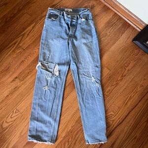 Abercrombie 90s Straight Ultra High Rise